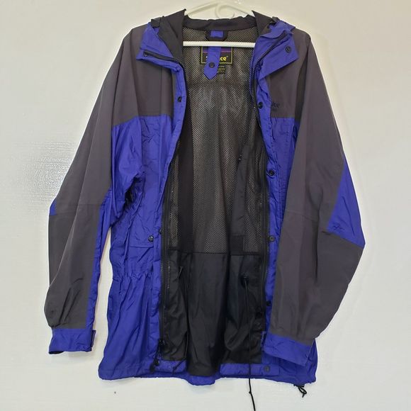 Solstice Microshed Men's XL Hooded Blue and Black Jacket - Picture 5 of 11